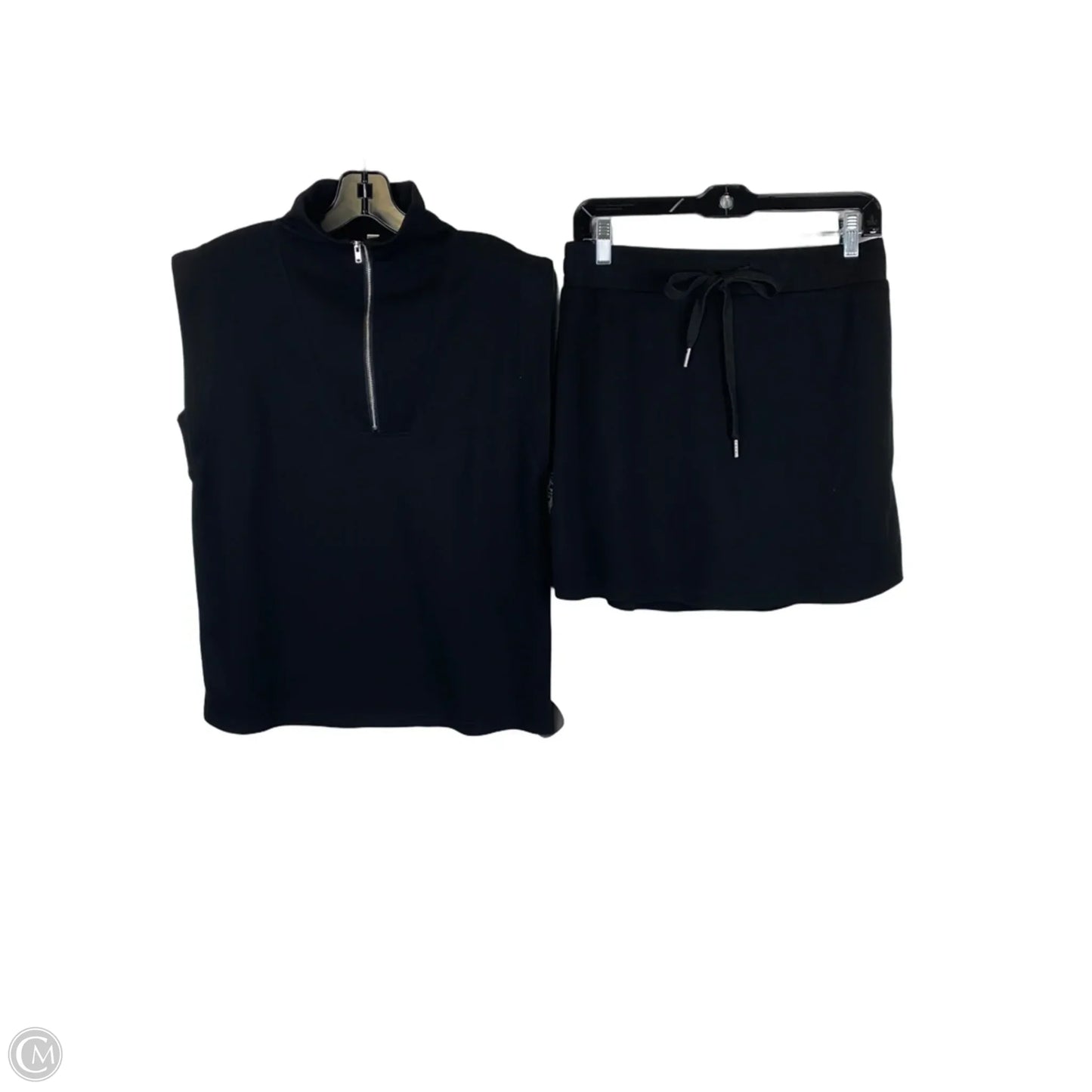 Skirt Set 2pc By Clothes Mentor In Black, Size: M
