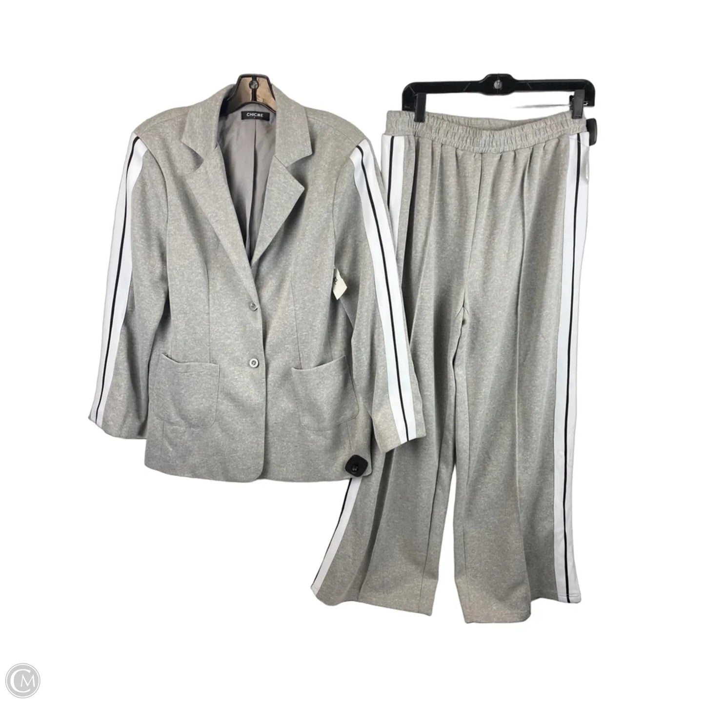 Pants Set 2pc By Clothes Mentor In Grey, Size: L