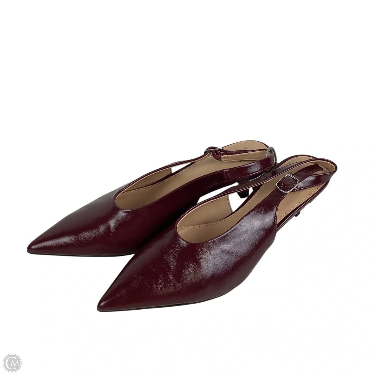 Shoes Heels Kitten By A New Day In Maroon, Size: 7