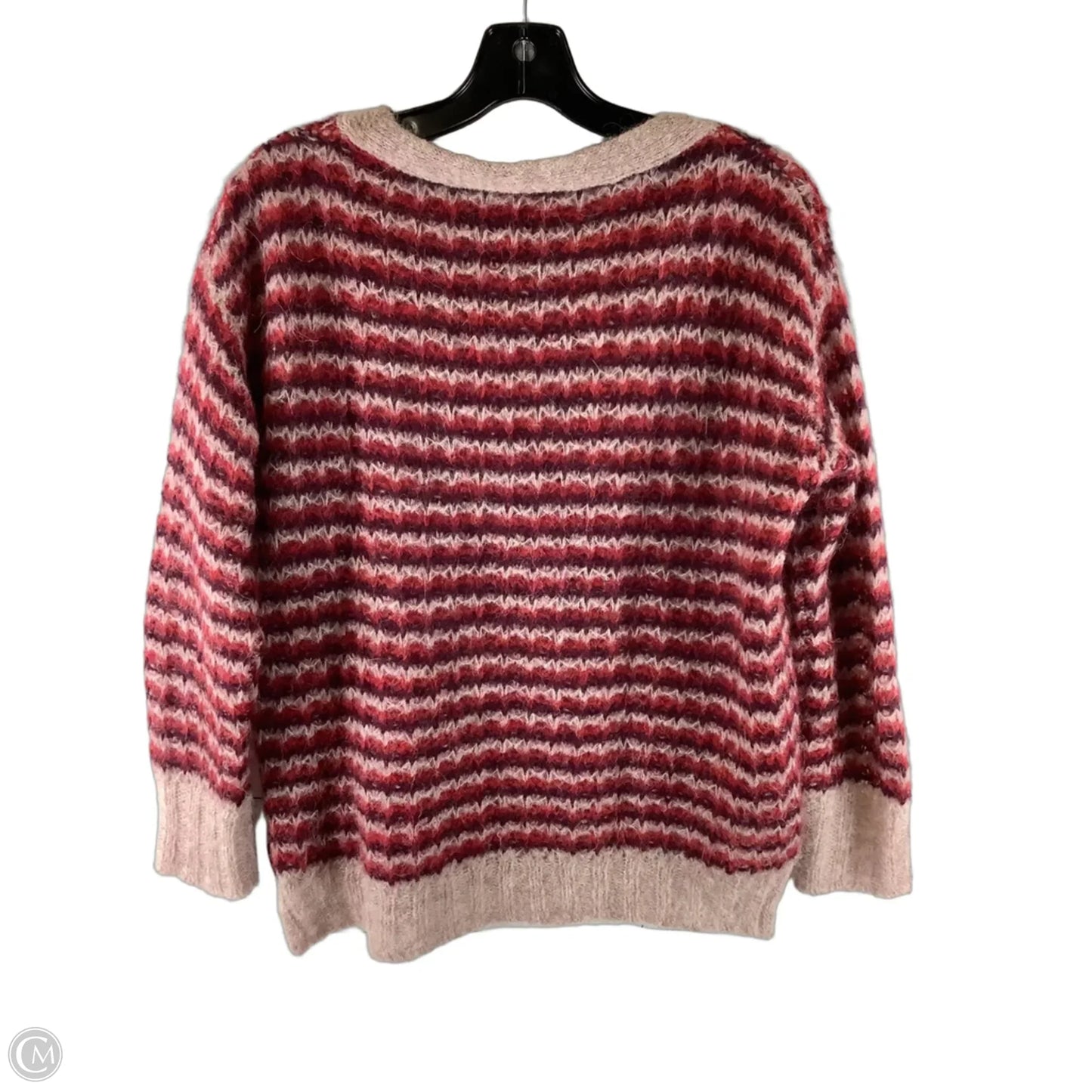 Sweater By Theory In Striped Pattern