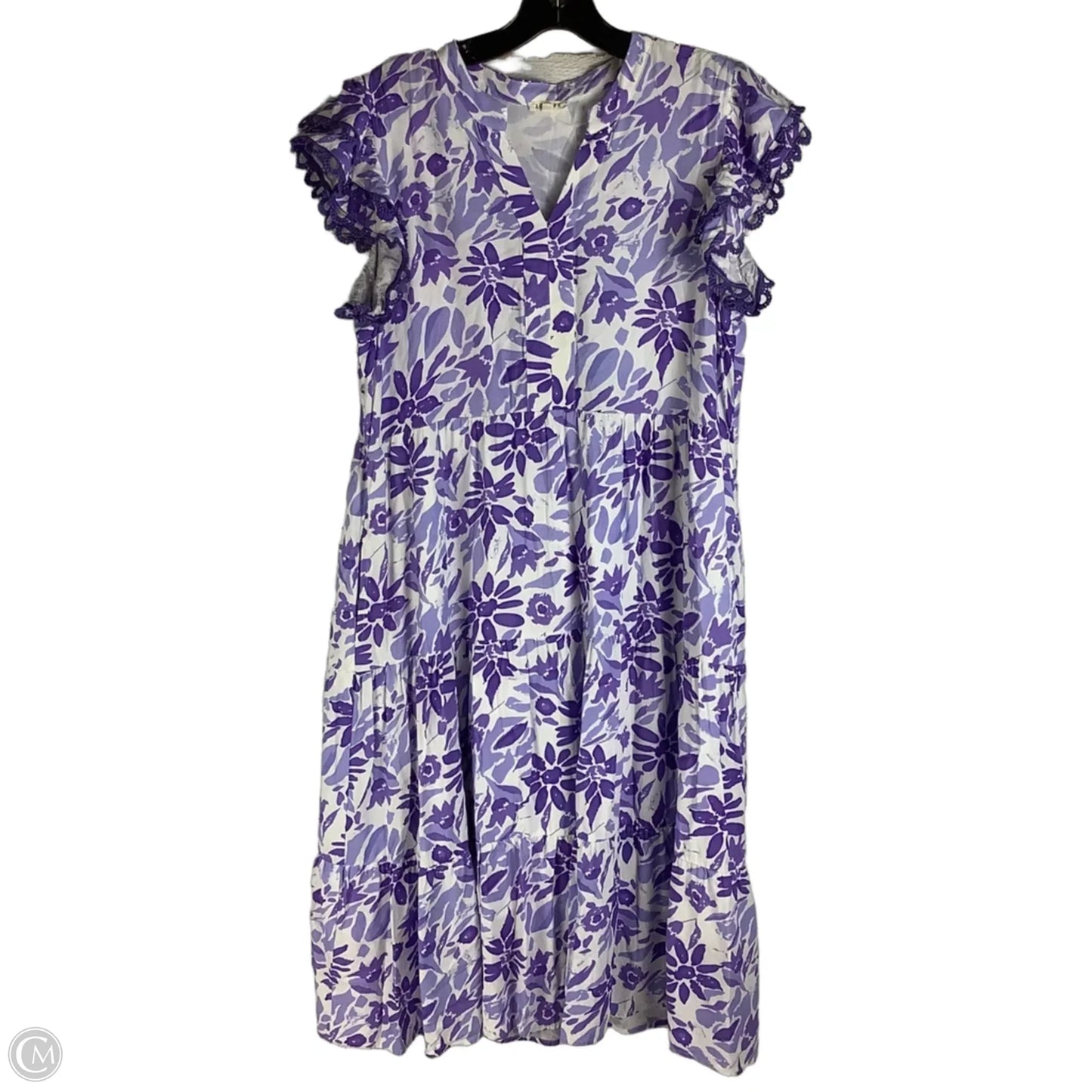 Dress Casual Midi By Jodifl In Purple, Size: L