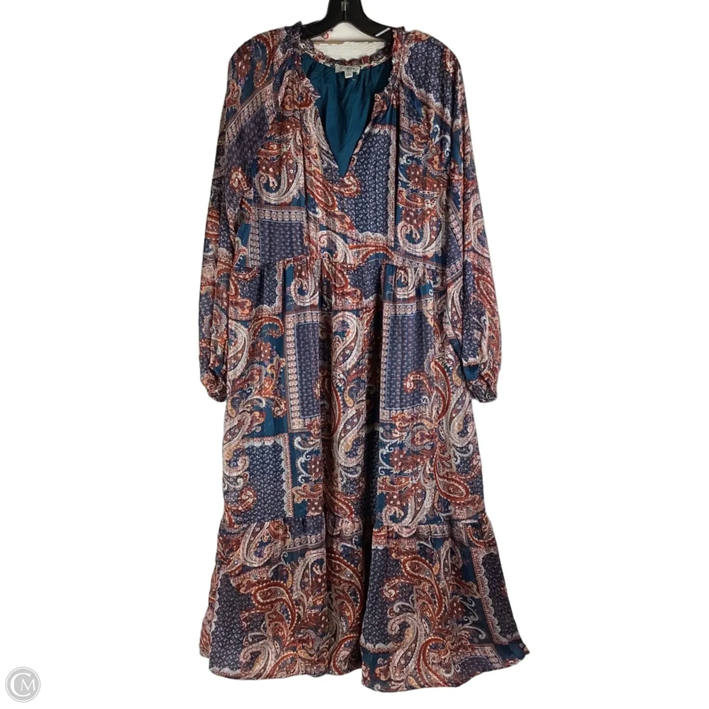 Dress Casual Maxi By Umgee In Paisley Print, Size: L