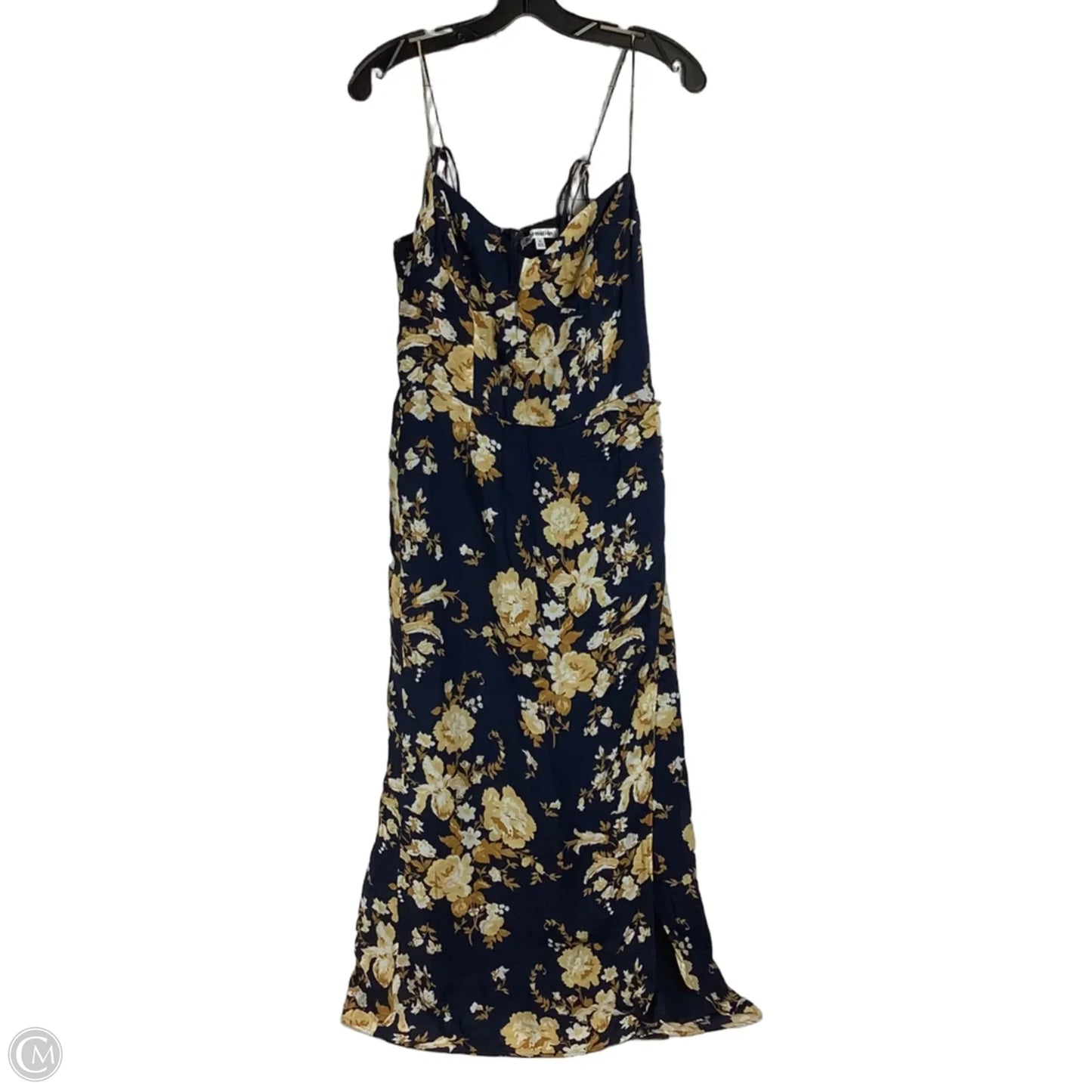 Dress Party Long By Reformation In Navy, Size: 8