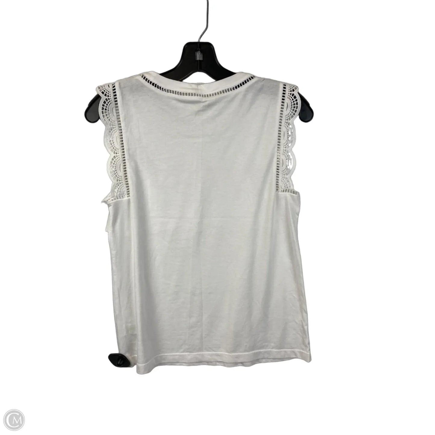 Top Sleeveless Designer By Lilly Pulitzer In White, Size: S
