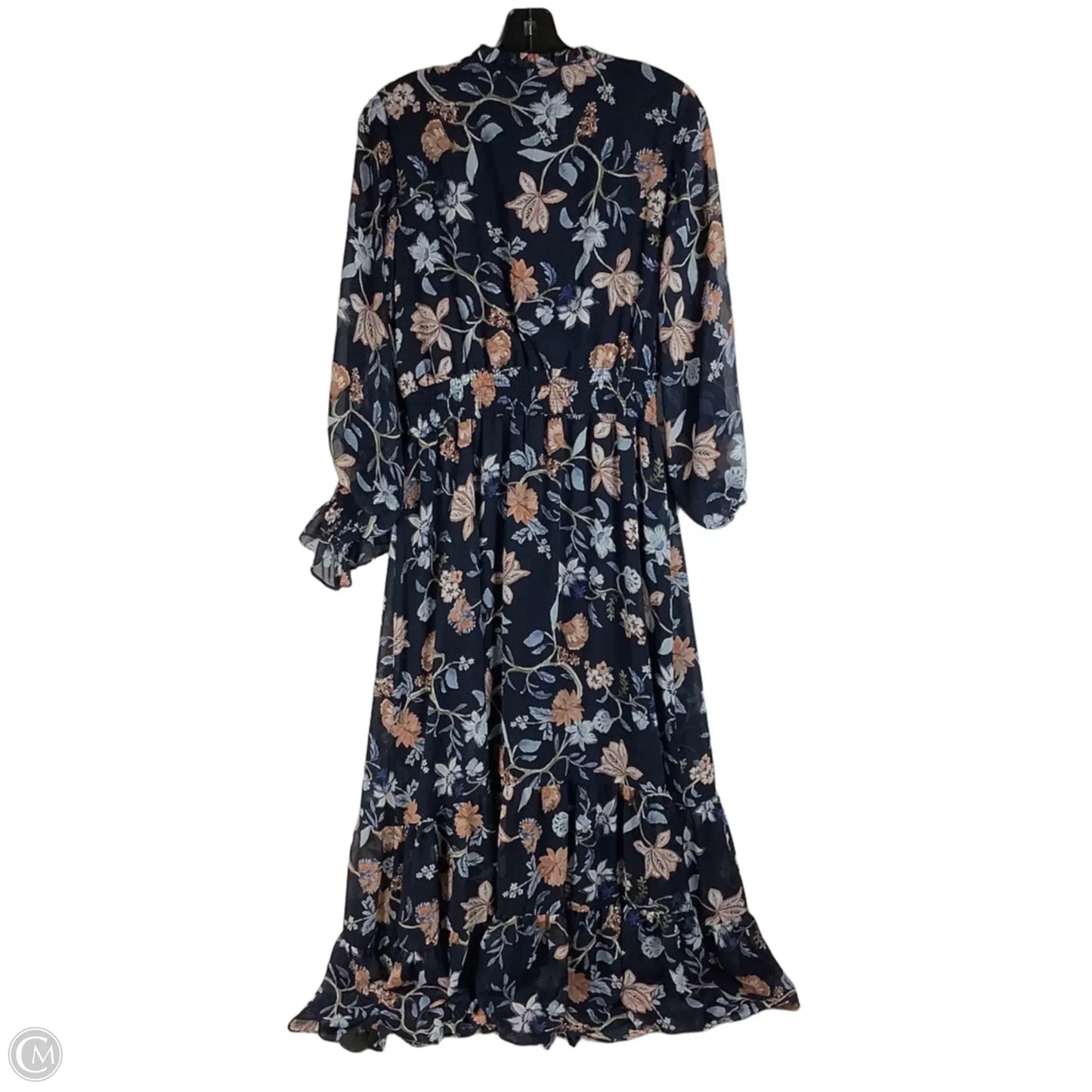 Dress Casual Maxi By Sam And Jess In Navy, Size: Lp