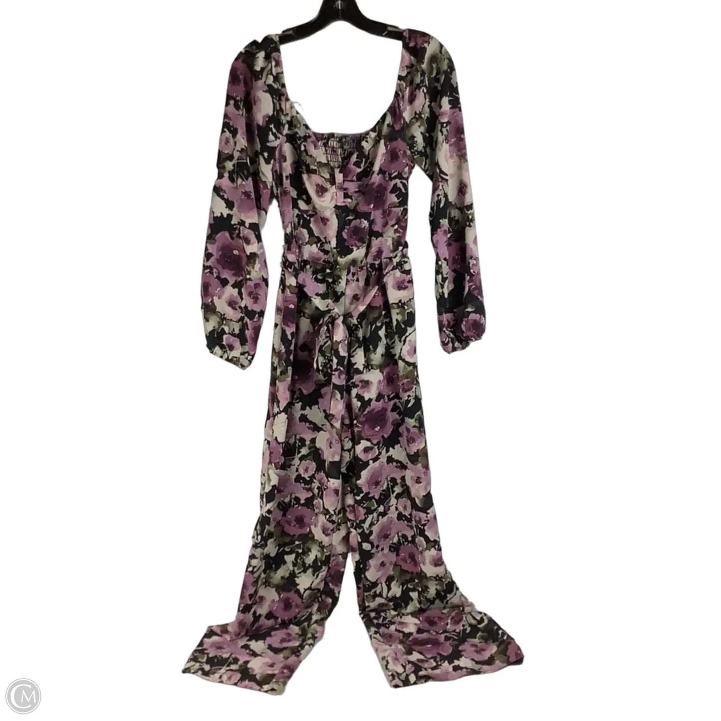 Jumpsuit By Lily Rose In Floral Print, Size: M