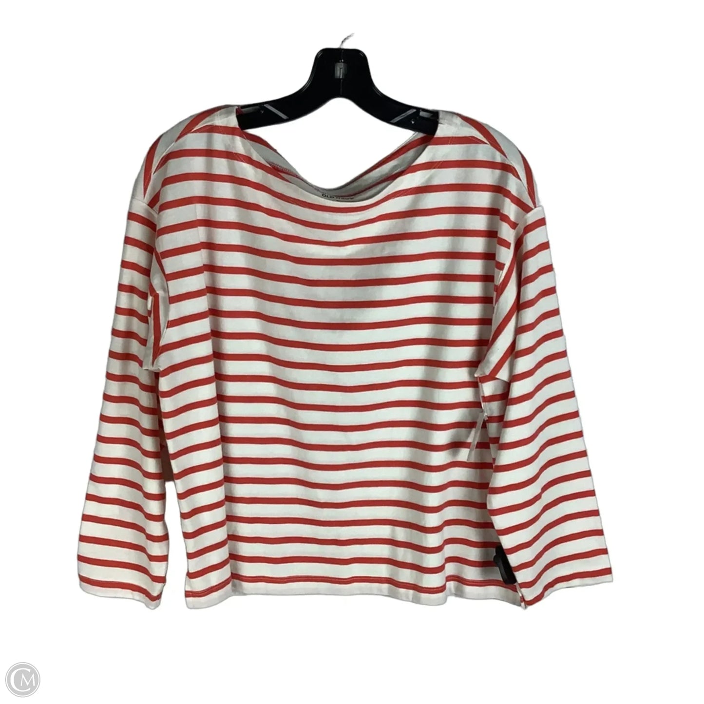 Top Long Sleeve By Old Navy In Striped Pattern, Size: M
