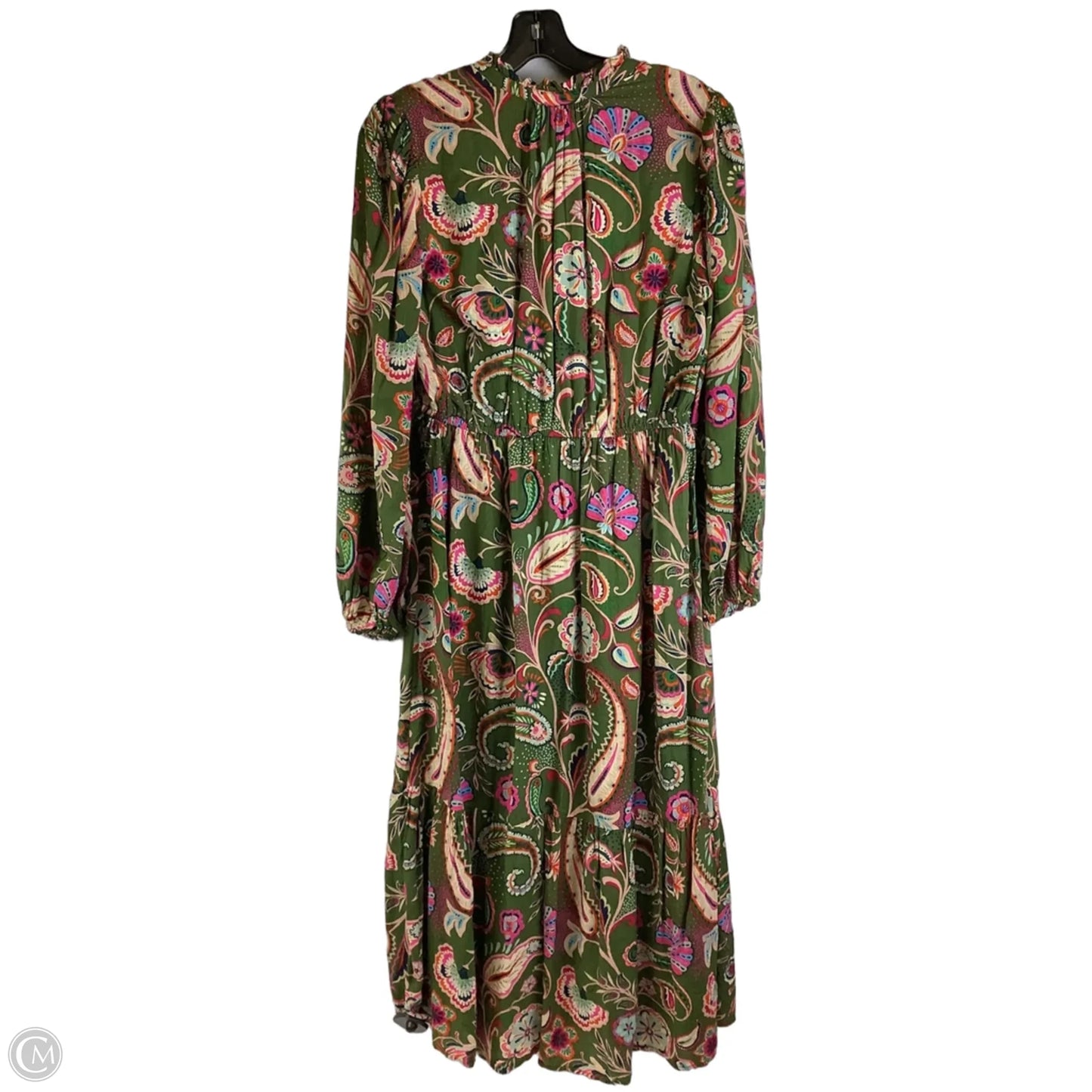 Dress Casual Midi By Loft In Green, Size: M