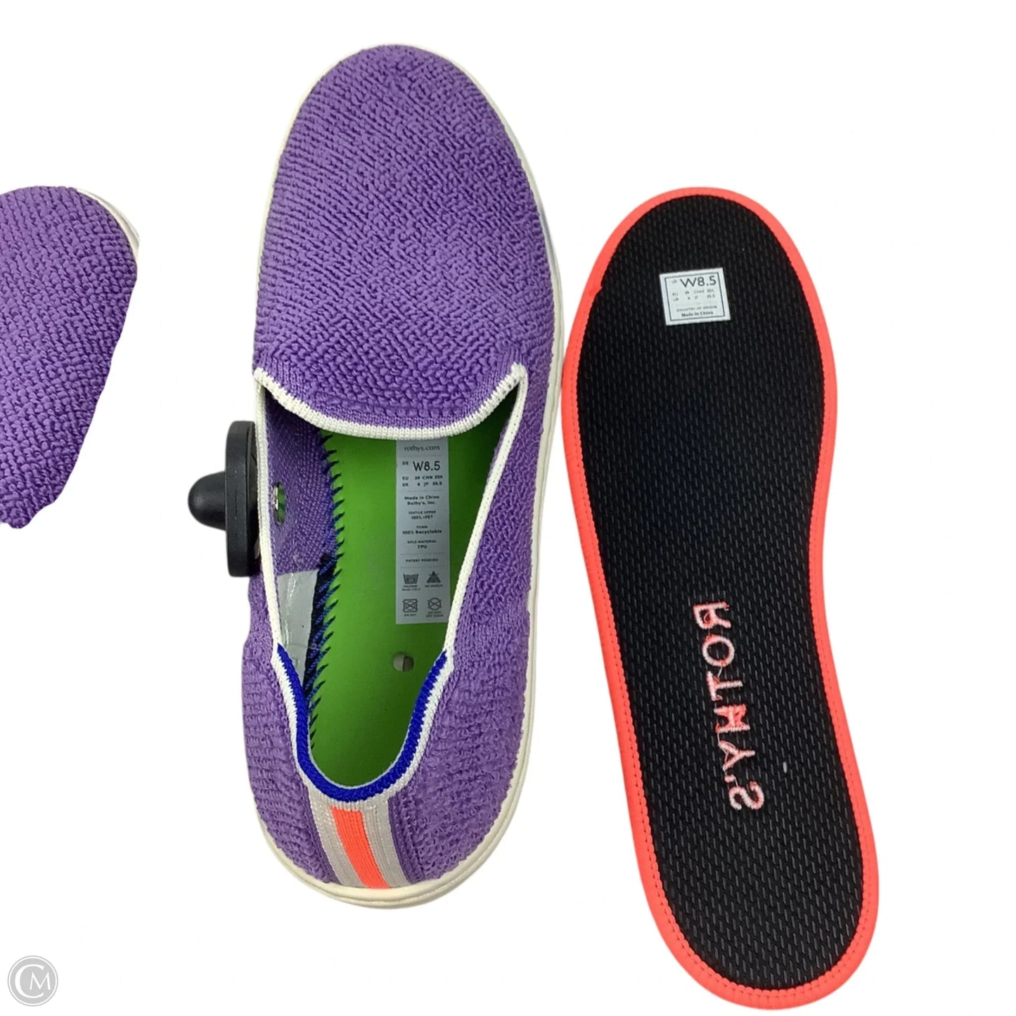 Shoes Flats By Rothys In Purple, Size: 8.5