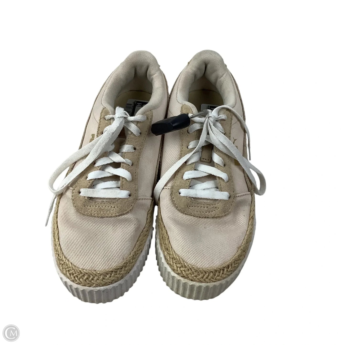 Shoes Sneakers By Puma In Cream, Size: 8.5