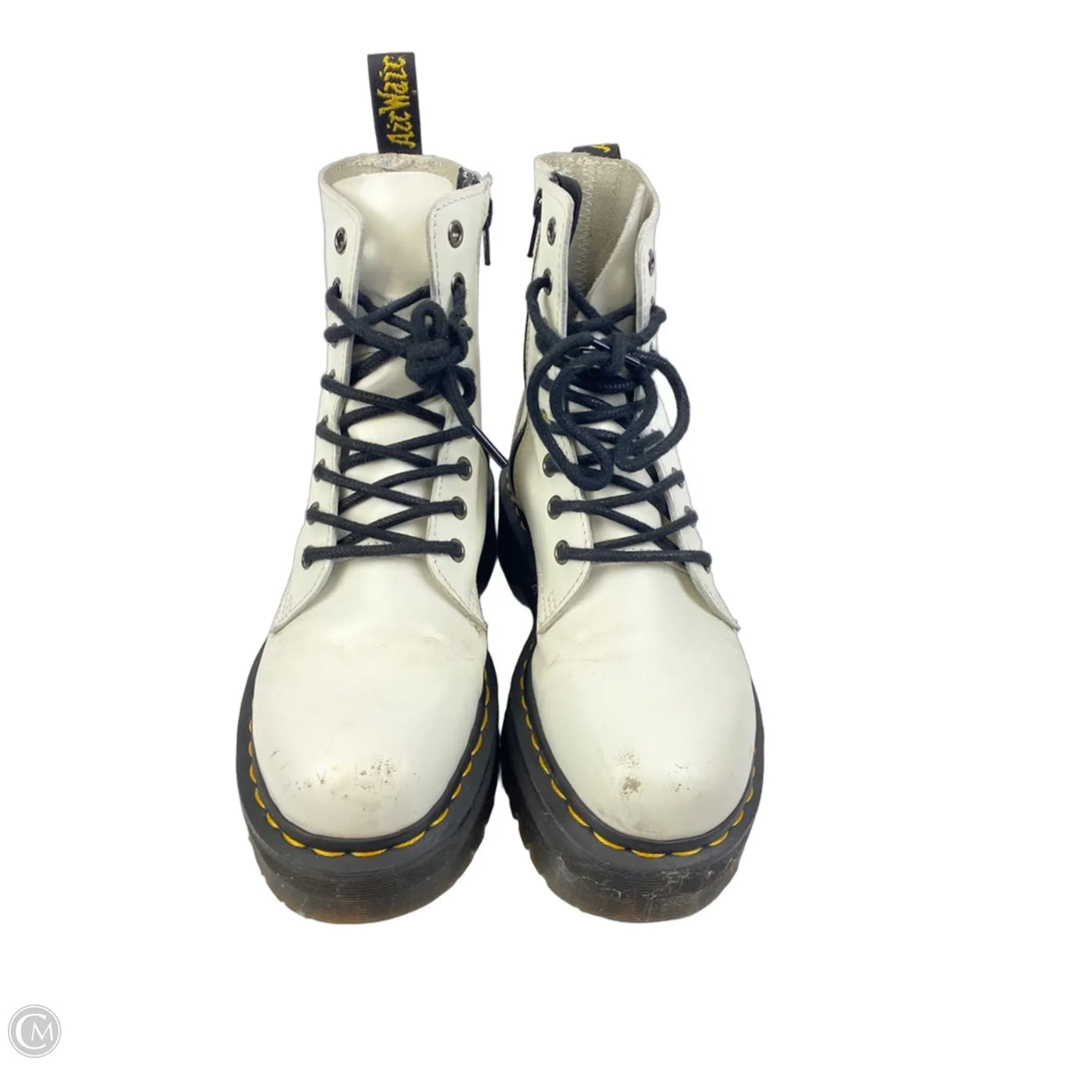 Boots Designer By Dr Martens In White, Size: 7