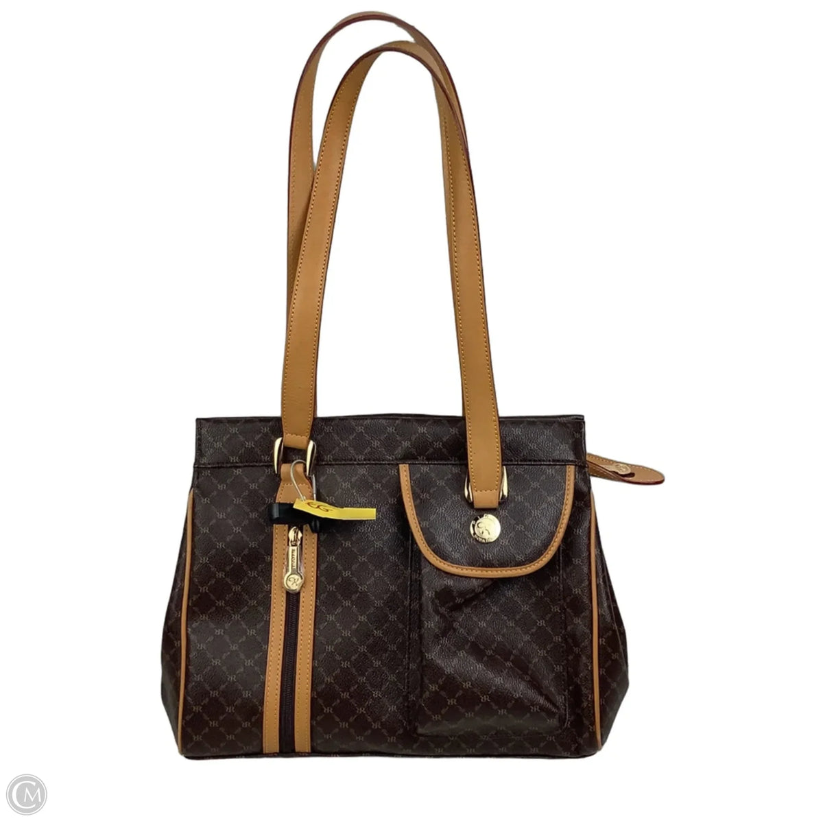 Handbag Leather By Cmc, Size: Medium