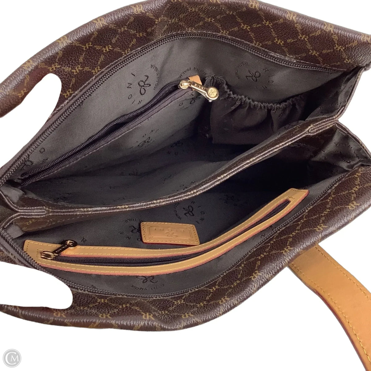 Handbag Leather By Cmc, Size: Medium