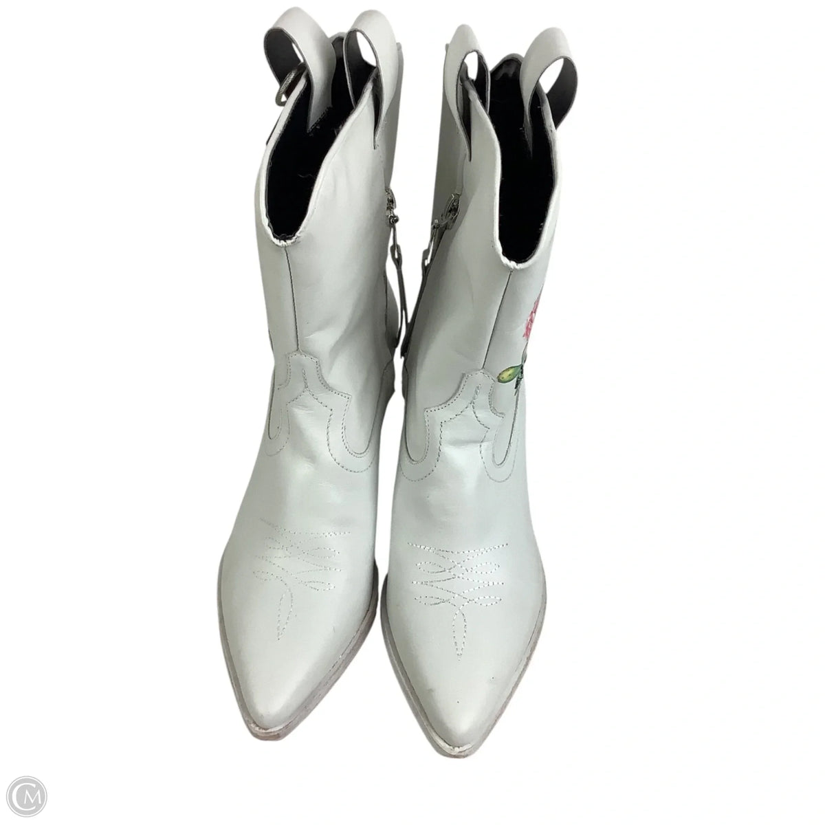 Boots Western By Cmc In White, Size: 6