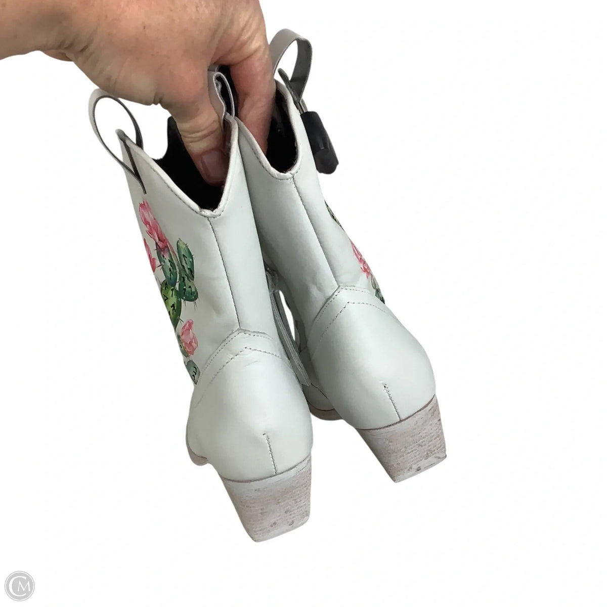 Boots Western By Cmc In White, Size: 6