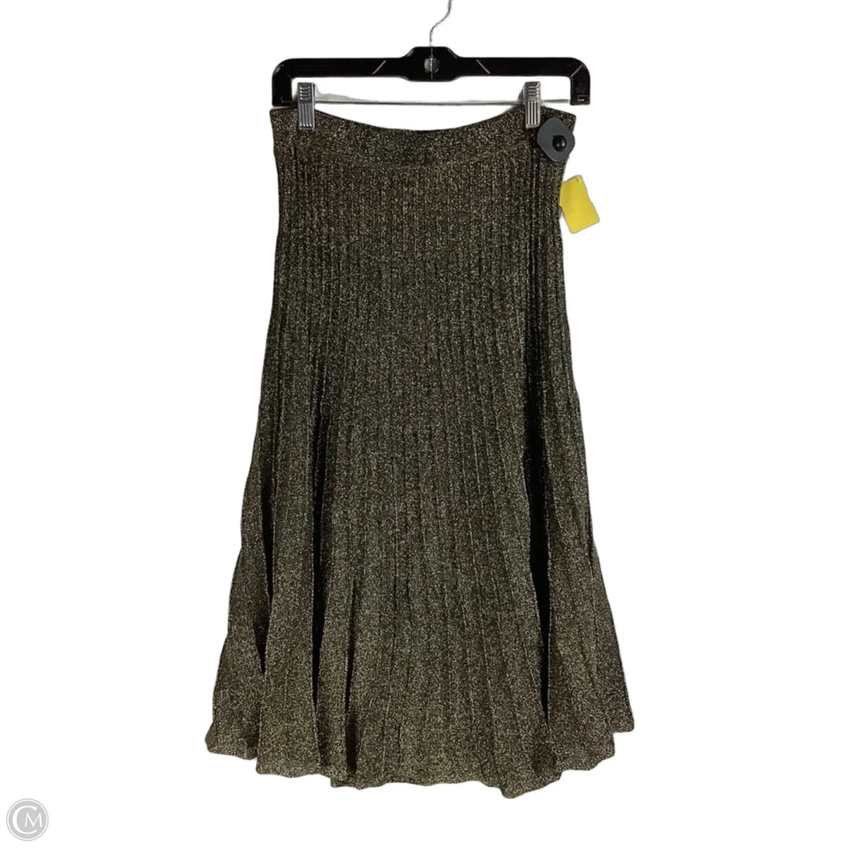 Skirt Midi By Lucy Paris In Gold, Size: L