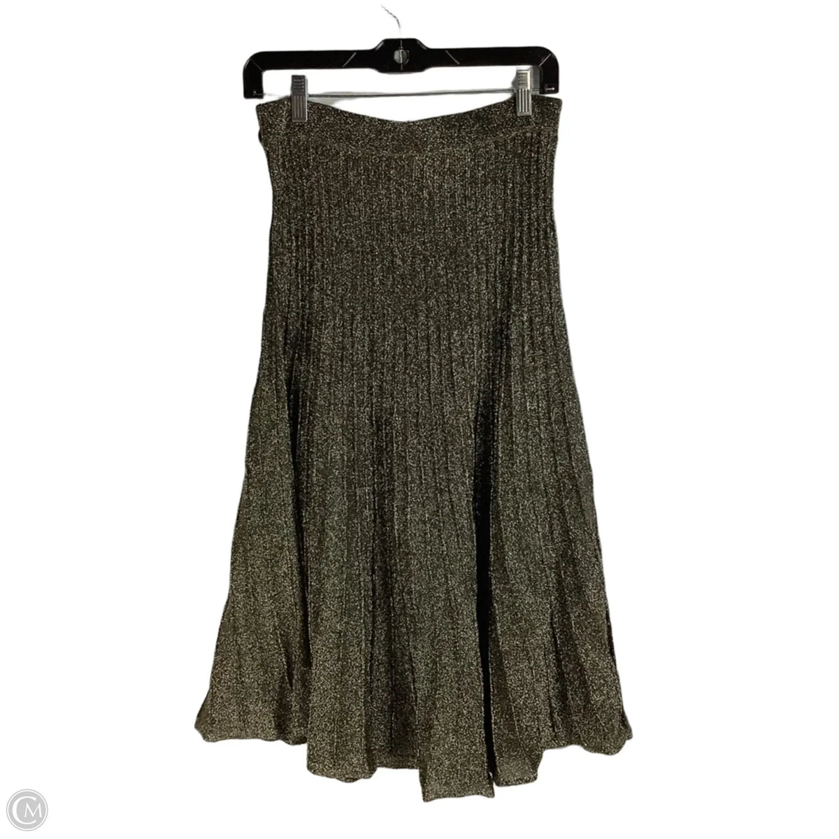 Skirt Midi By Lucy Paris In Gold, Size: L