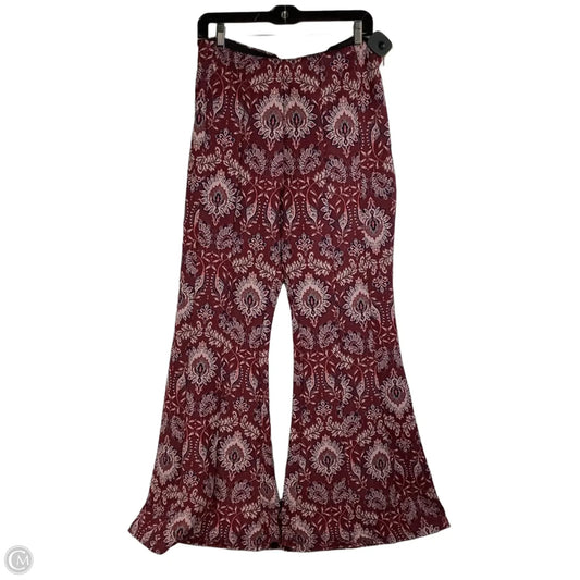 Pants Wide Leg By Anthropologie In Purple, Size: 12