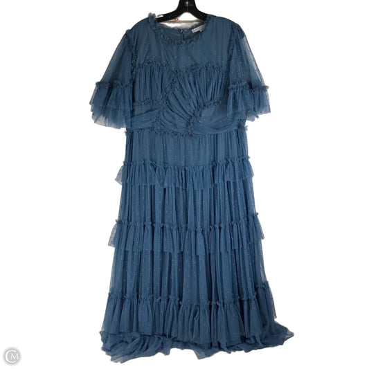 Dress Casual Maxi By Ivy City In Blue, Size: 2x