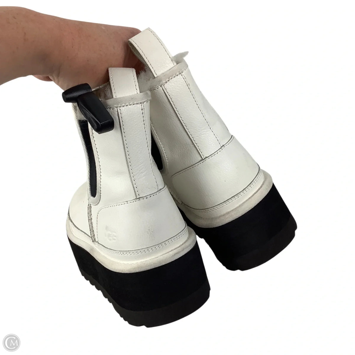 Boots Designer By Ugg In White, Size: 8