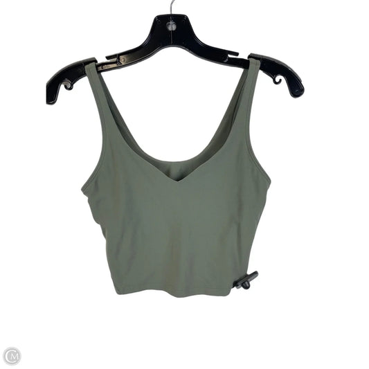 Athletic Tank Top By Lululemon In Green, Size: 4