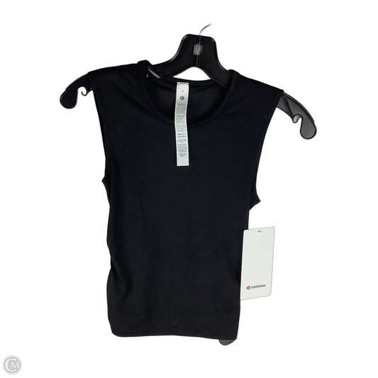 Athletic Tank Top By Lululemon In Black, Size: 4