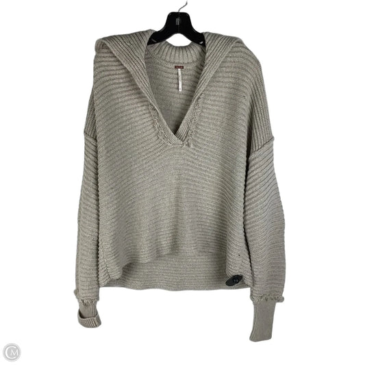 Sweater By Free People In Taupe, Size: Xs