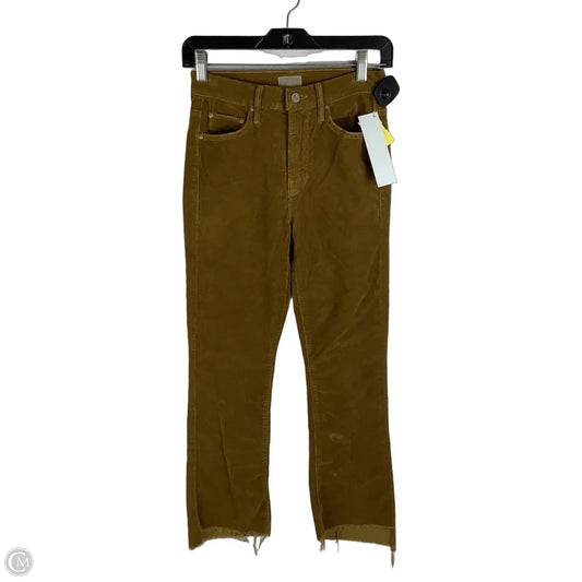 Pants Designer By Mother In Chartreuse, Size: 0 (25)