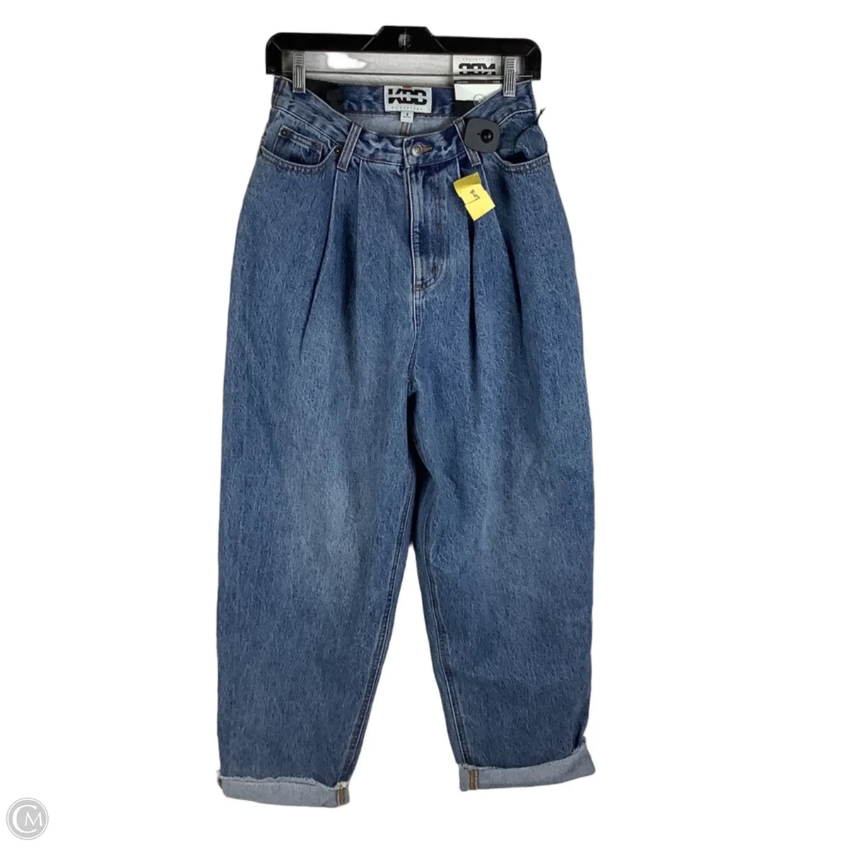 Jeans Cropped By Cmc In Blue Denim, Size: 4
