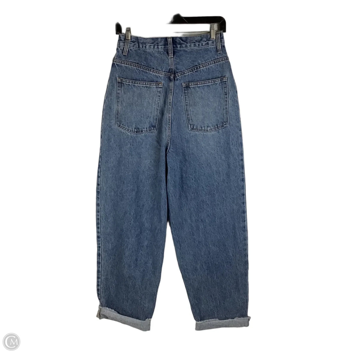 Jeans Cropped By Cmc In Blue Denim, Size: 4