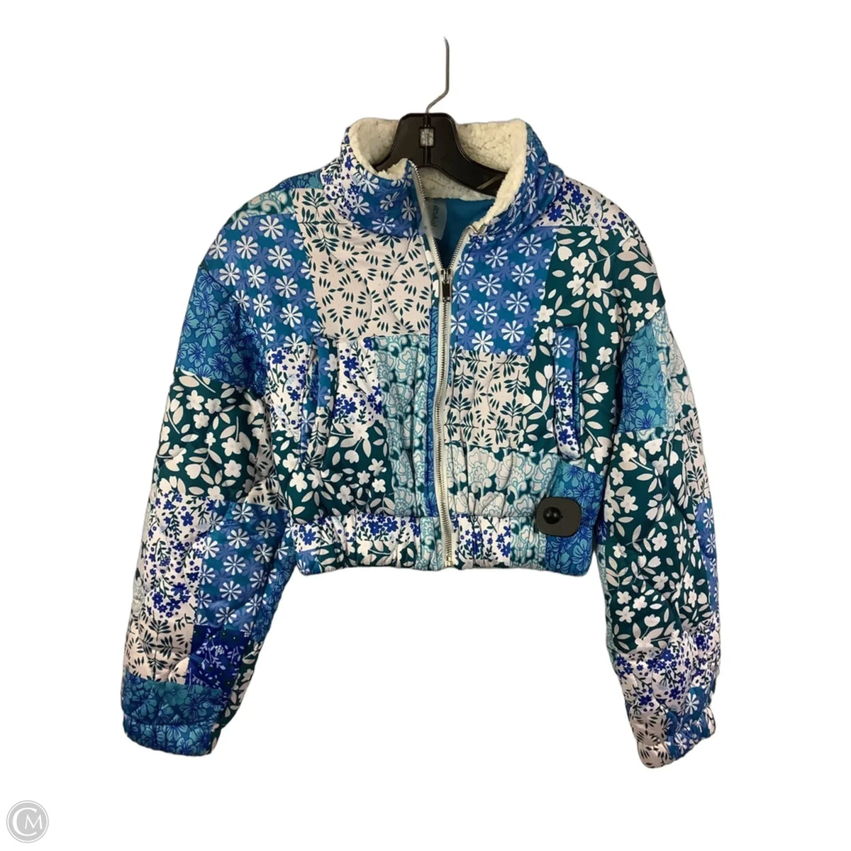 Jacket Puffer & Quilted By Altard State In Blue, Size: S