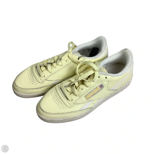 Shoes Sneakers By Reebok In Yellow, Size: 8