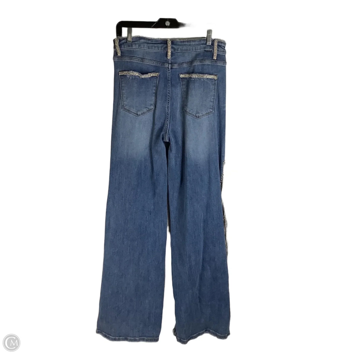Jeans Straight By Risen In Blue Denim, Size: 10 (31)