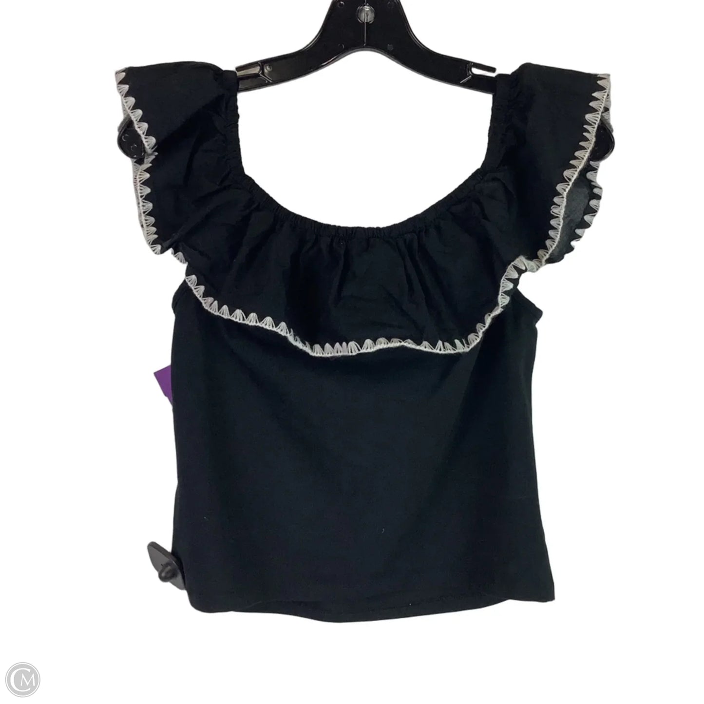 Top Sleeveless By J. Crew In Black, Size: M