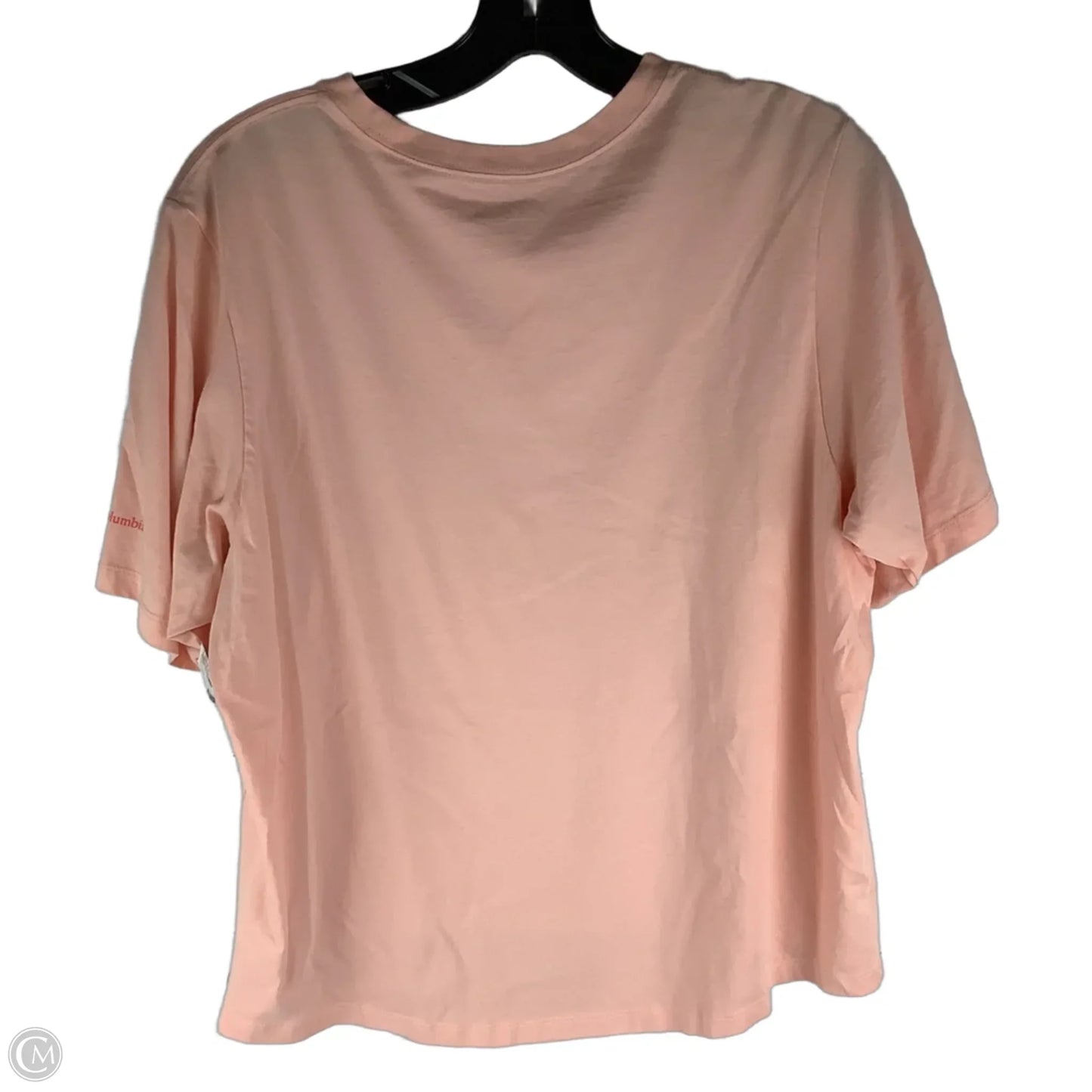 Top Short Sleeve Basic By Columbia In Peach, Size: L