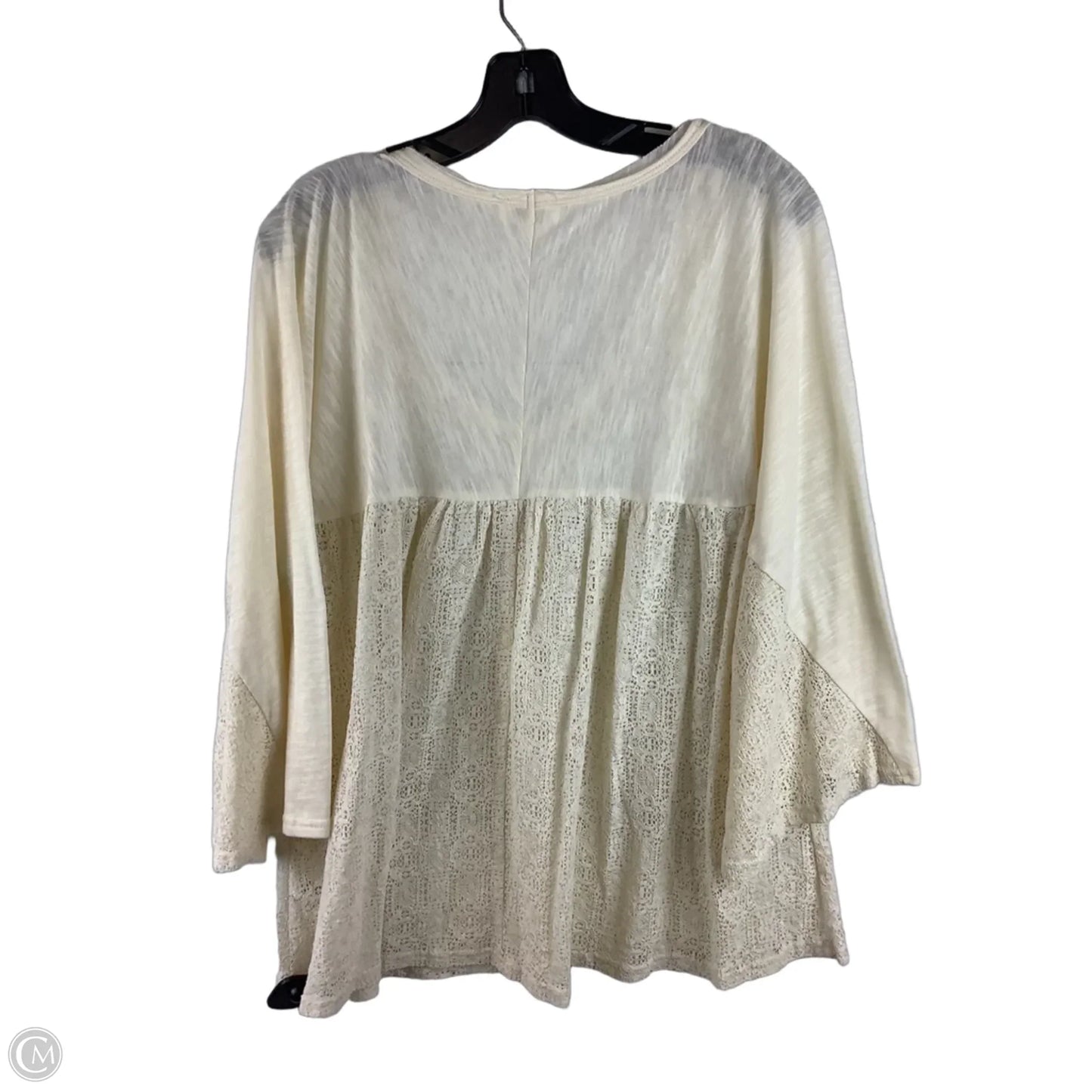 Top Long Sleeve By Umgee In Cream, Size: M
