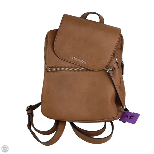 Backpack By Calvin Klein, Size: Medium