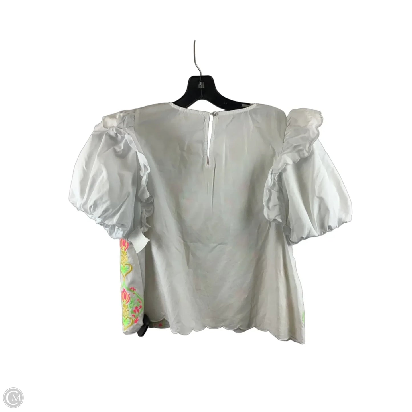 Top Short Sleeve By Jodifl In White, Size: M