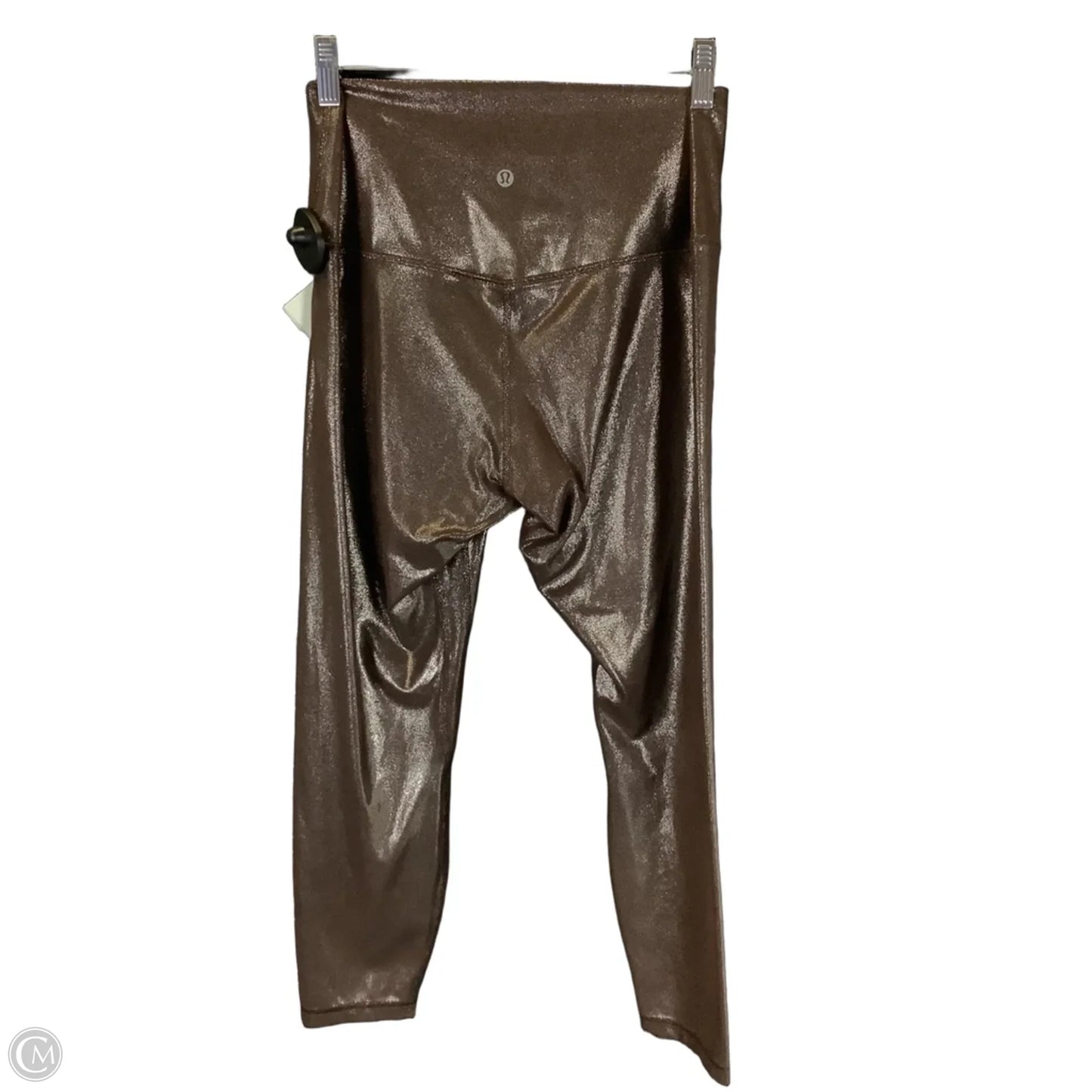 Athletic Capris By Lululemon In Brown, Size: 12
