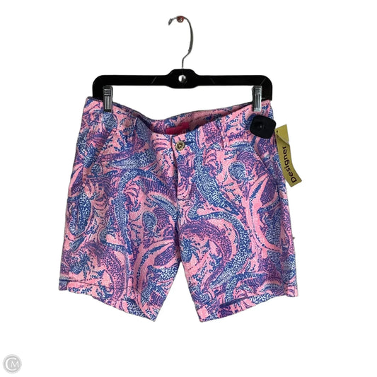 Shorts Designer By Lilly Pulitzer In Blue & Pink, Size: 6