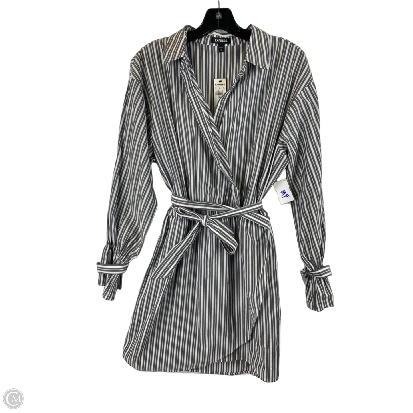 Dress Work By Express In Striped Pattern, Size: M
