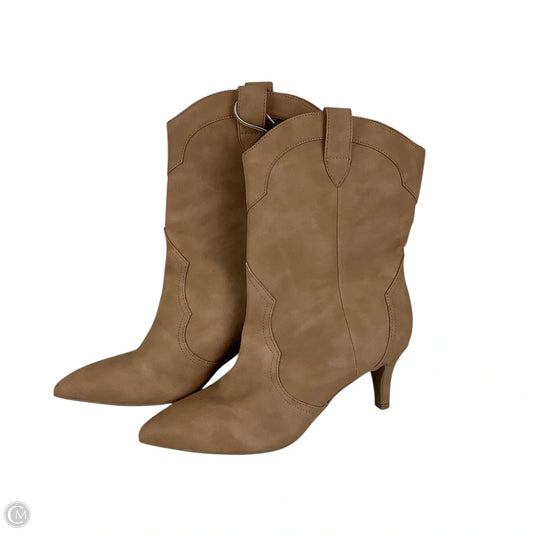 Boots Ankle Heels By Dolce Vita In Brown, Size: 7.5