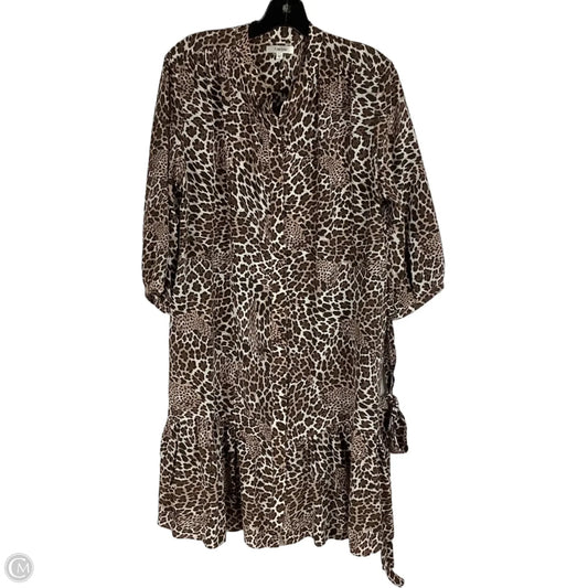 Dress Casual Midi By Tyler Boe In Animal Print, Size: 12