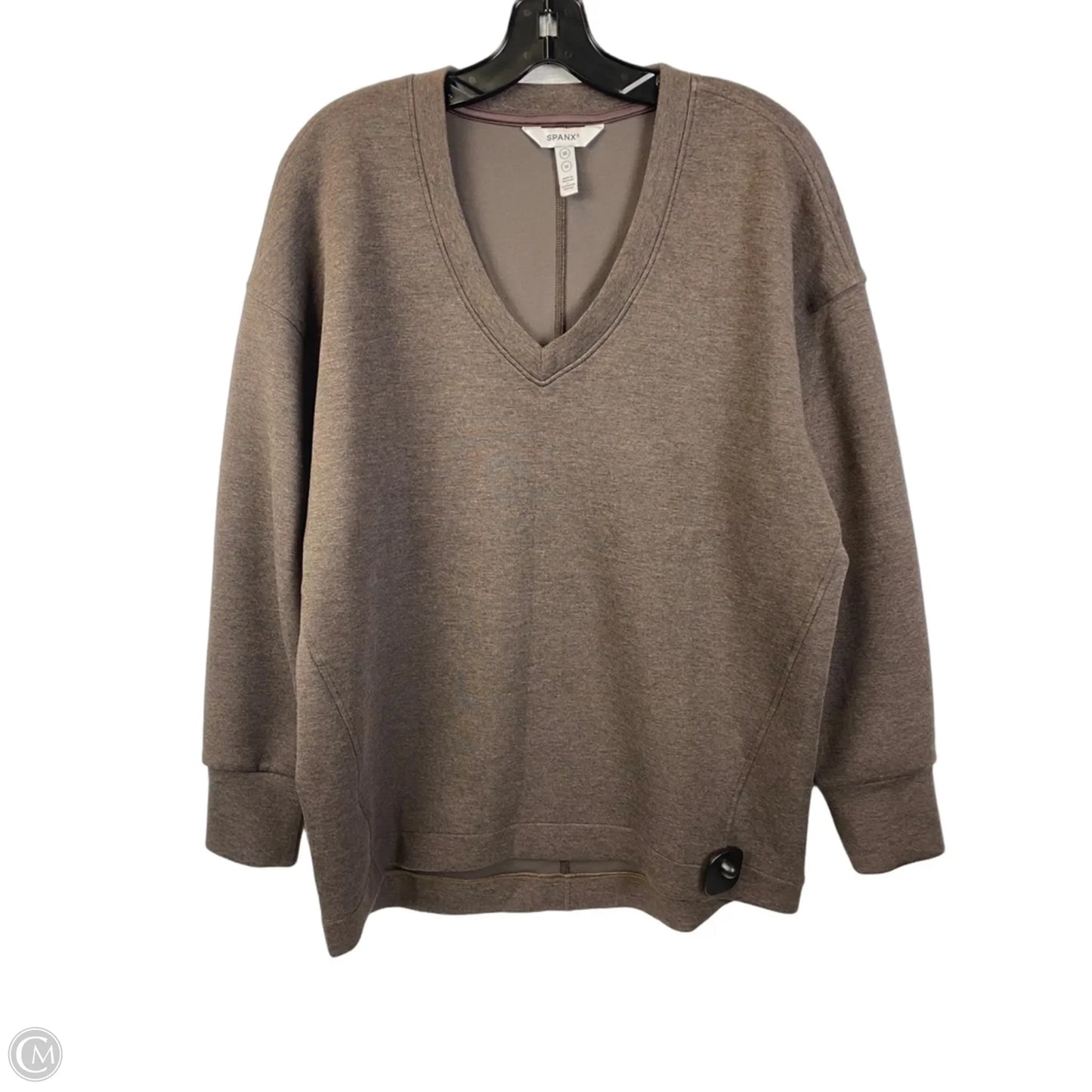 Sweatshirt Crewneck By Spanx In Brown, Size: M