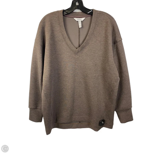 Sweatshirt Crewneck By Spanx In Brown, Size: M