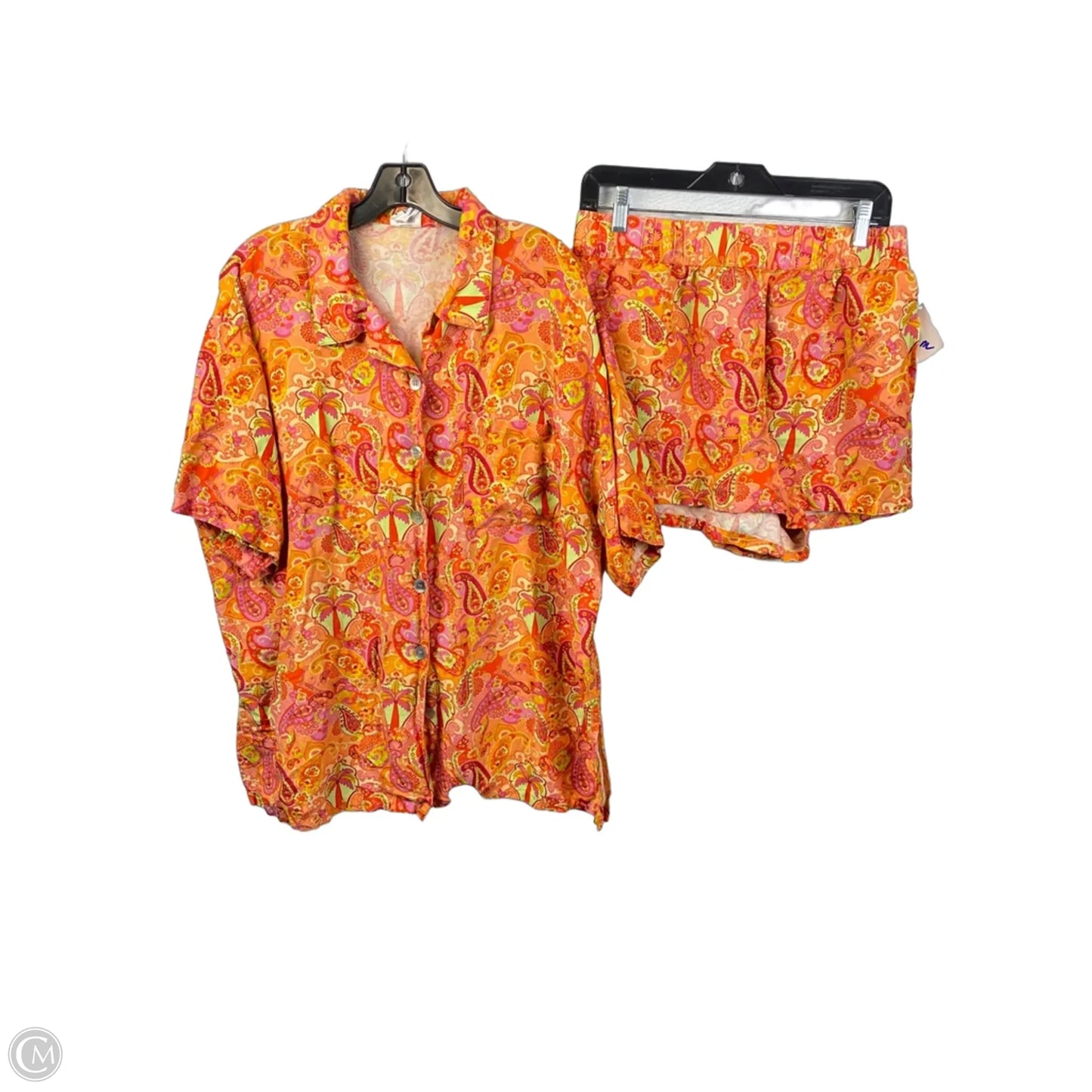 Shorts Set By Clothes Mentor In Paisley Print, Size: L