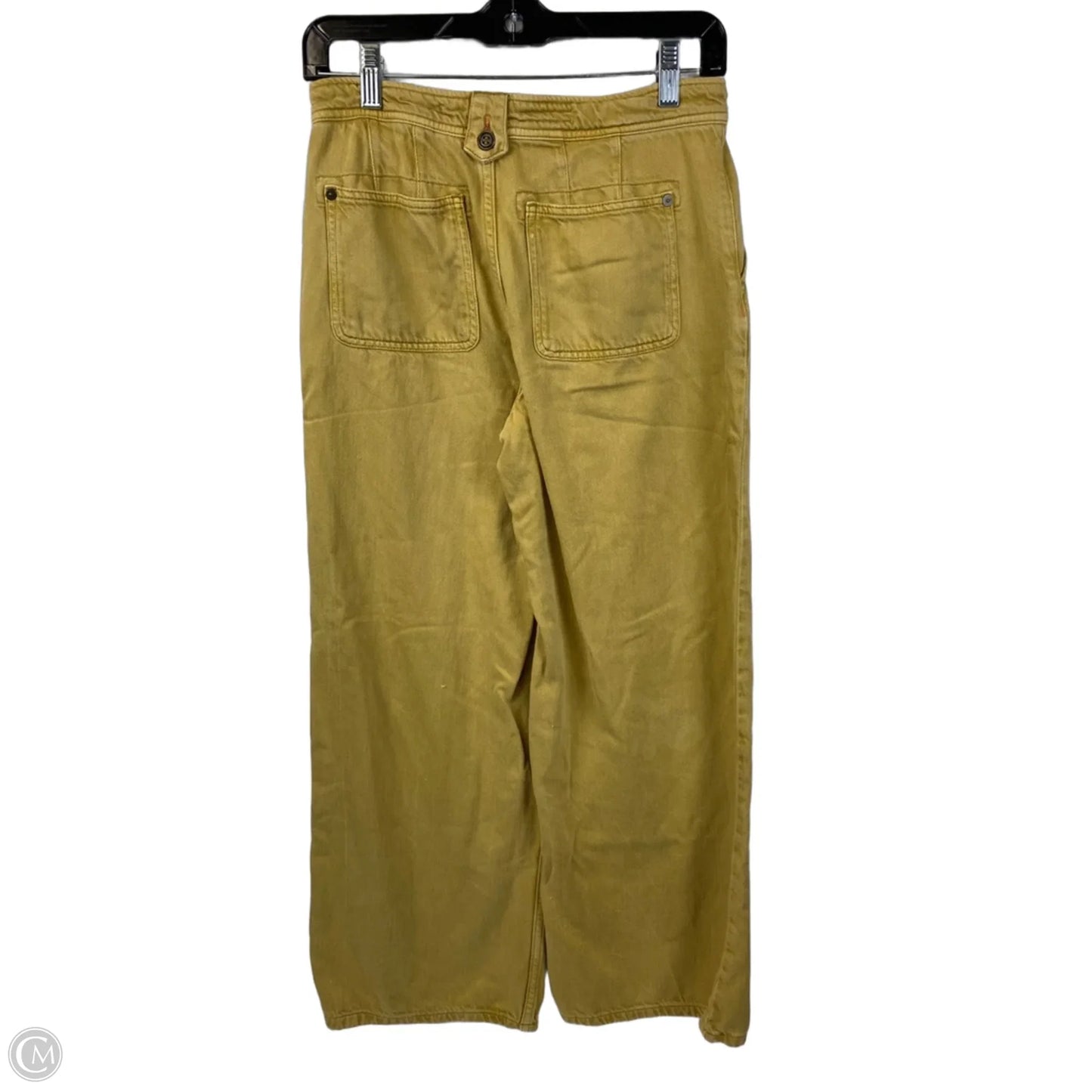 Pants Wide Leg By Pilcro In Yellow Denim, Size: 26