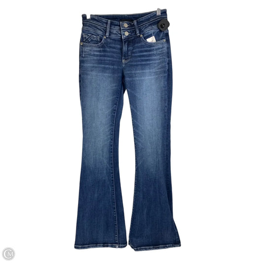Jeans Flared By Buckle Black In Blue Denim, Size: 2