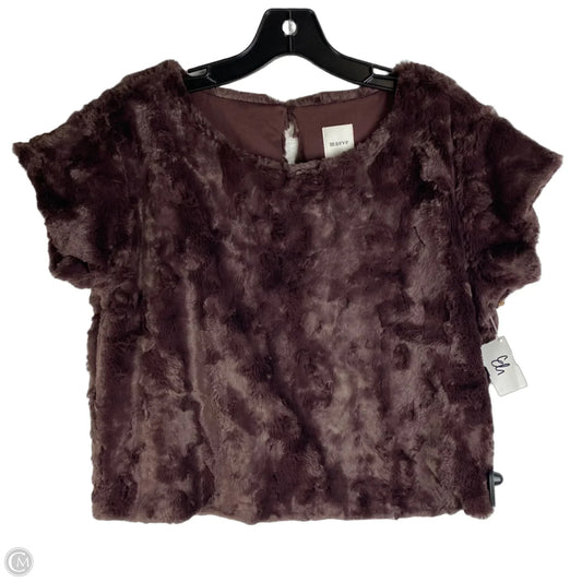 Sweater Short Sleeve By Maeve In Brown, Size: Xs