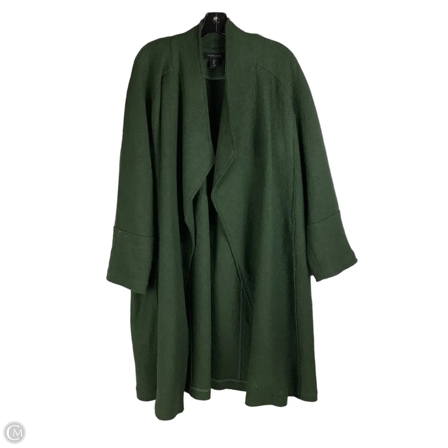 Sweater Cardigan By Tahari In Green, Size: L